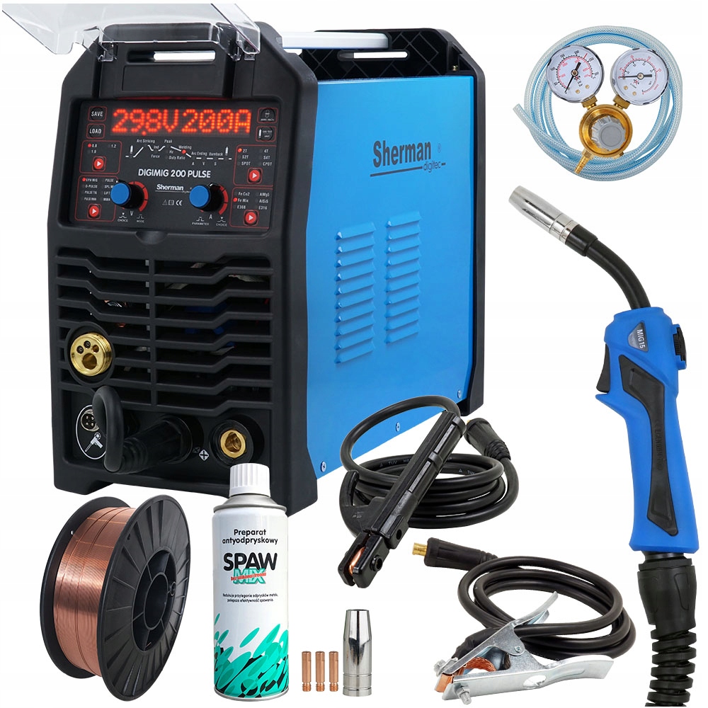 Spawarka MIGOMAT MIG 200 Puls Aluminium Synergia