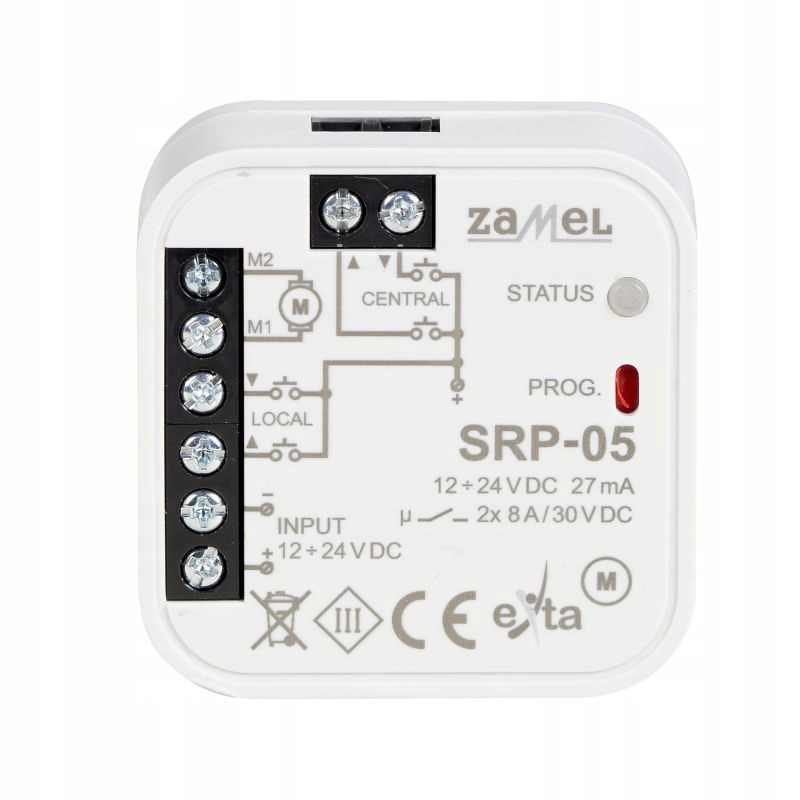 ZAMEL STEROWNIK ROLET DOPUSZKOWY 24V SRP-05/12-24V