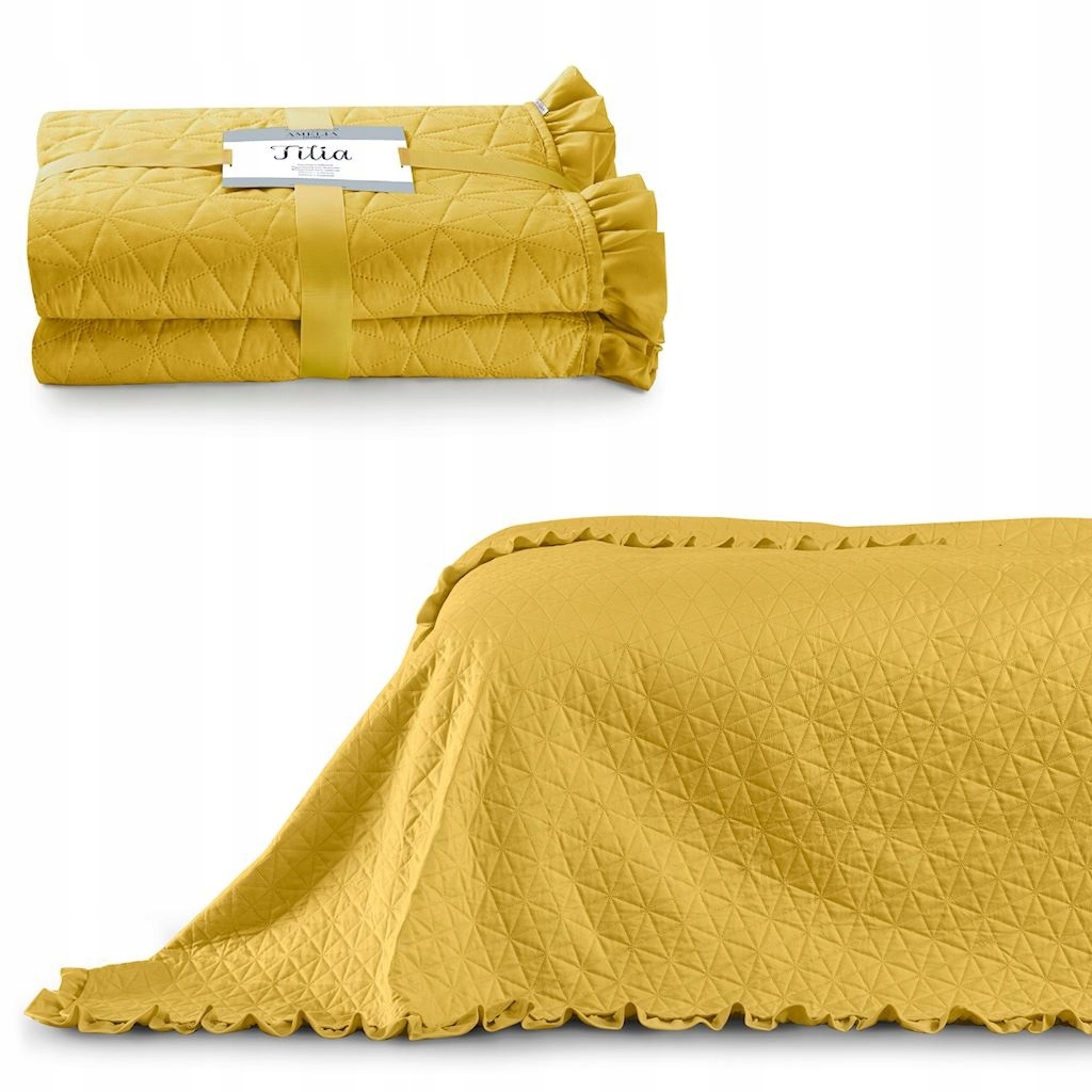 

Narzuta Na Łóżko Dwustronna Pikowana 200x220 Kolor