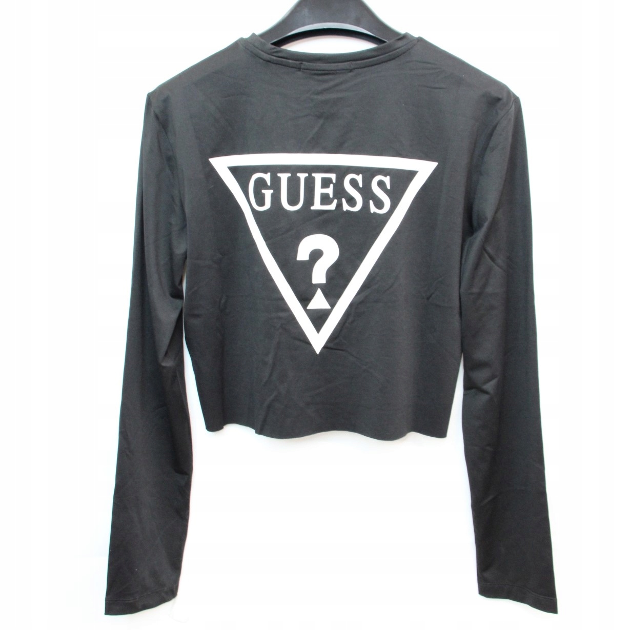 GUESS TOP CZARNY Z LOGO DŁUGI RĘKAW S 0A8G3_A*