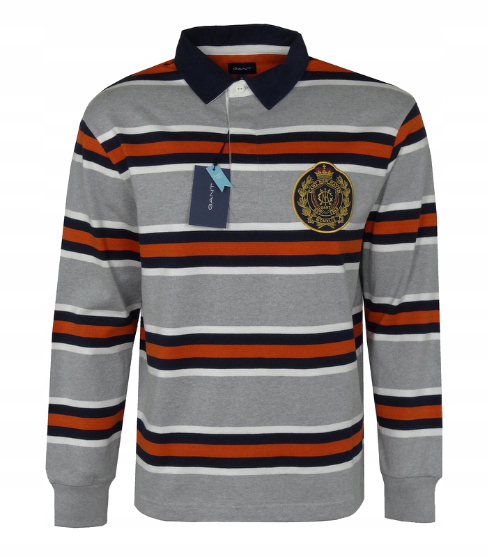 Gant pánská polokošile s dlouhým rukávem, proužky, oversize, M