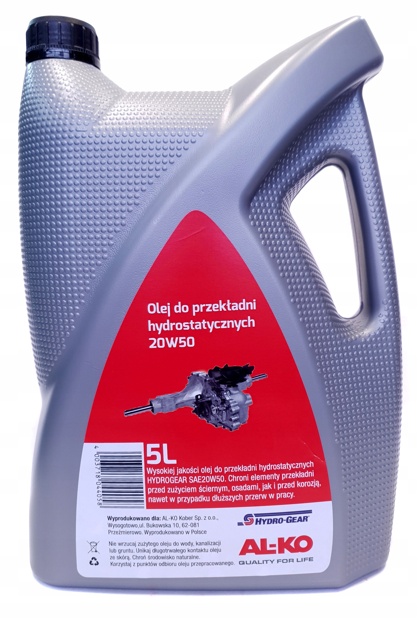 

Olej Przekładni Hydrostatycznej Hydro-gear 5L Alko