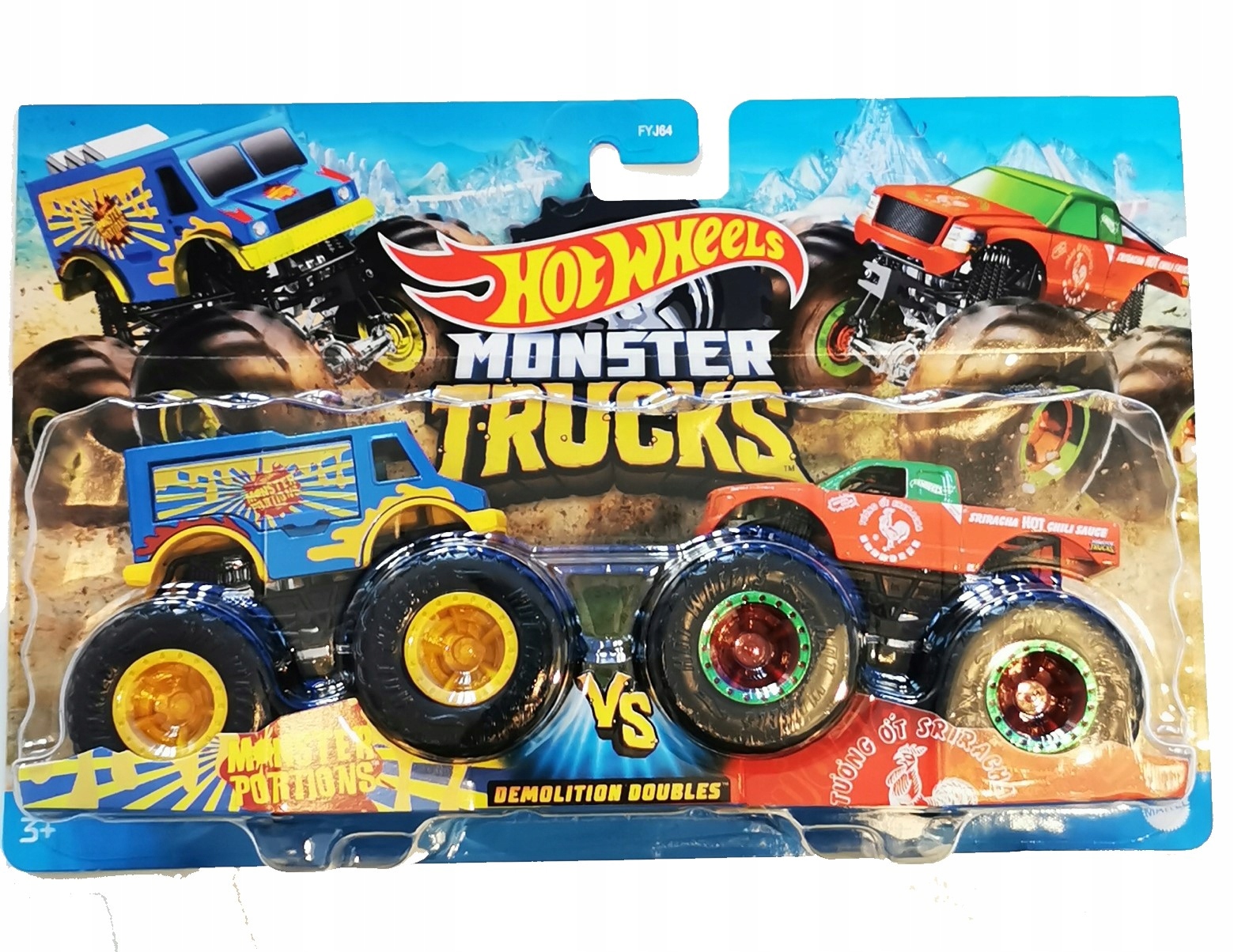 Hot Wheels Monster Trucks Demolition Doubles GTJ49