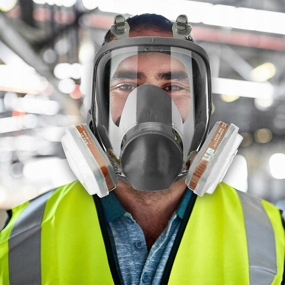 MASKA 6800 L LAKIERNICZA/ PRZECIWPYŁOWA PEŁNOTWARZOWA WIELOKROTNEGO Producent wyrobu medycznego bez marki