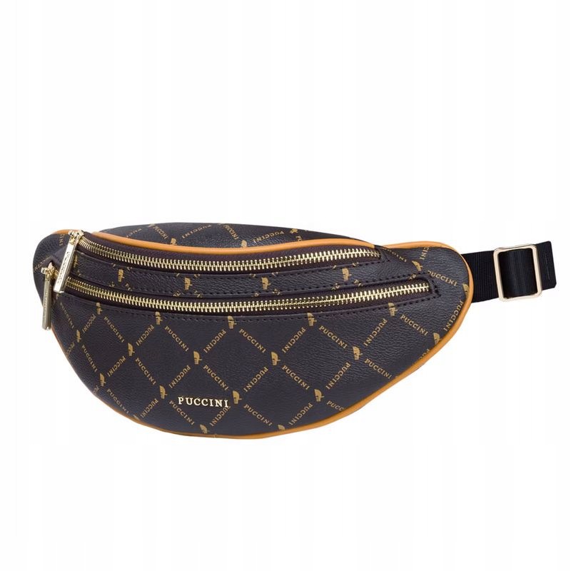 Kabelka Ledvinka Crossbody Puccini BLXP0030-2 Hnědá