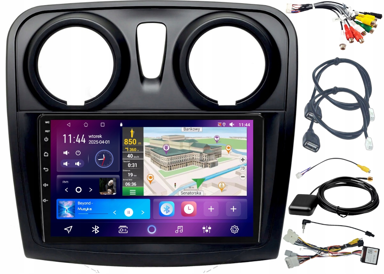 Autorádio Gps Dacia Logan Sandero 2012-19 Carplay Wifi 4GB 64GB