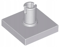 

Lego 2460 płytka z pinem 2x2 j. szary Lbg 1 szt N