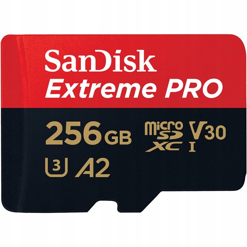 SANDISK MICROSDXC 256GB EXTREME PRO 200/140 MB/s Producent SanDisk