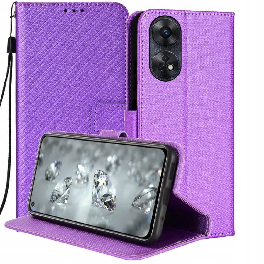 

Etui Z Klapką Obudowa Do Oppo Reno 8T Szkło