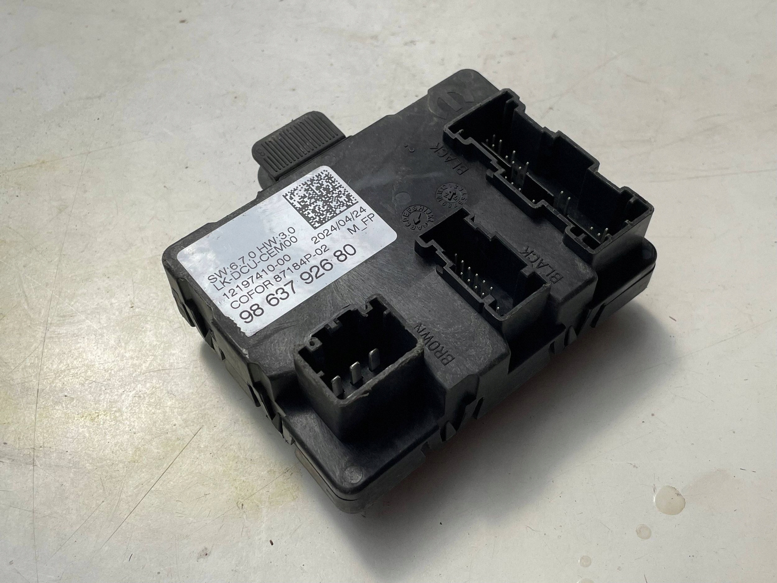 PEUGEOT 308 T10 III module door front front right 9863792680 !J