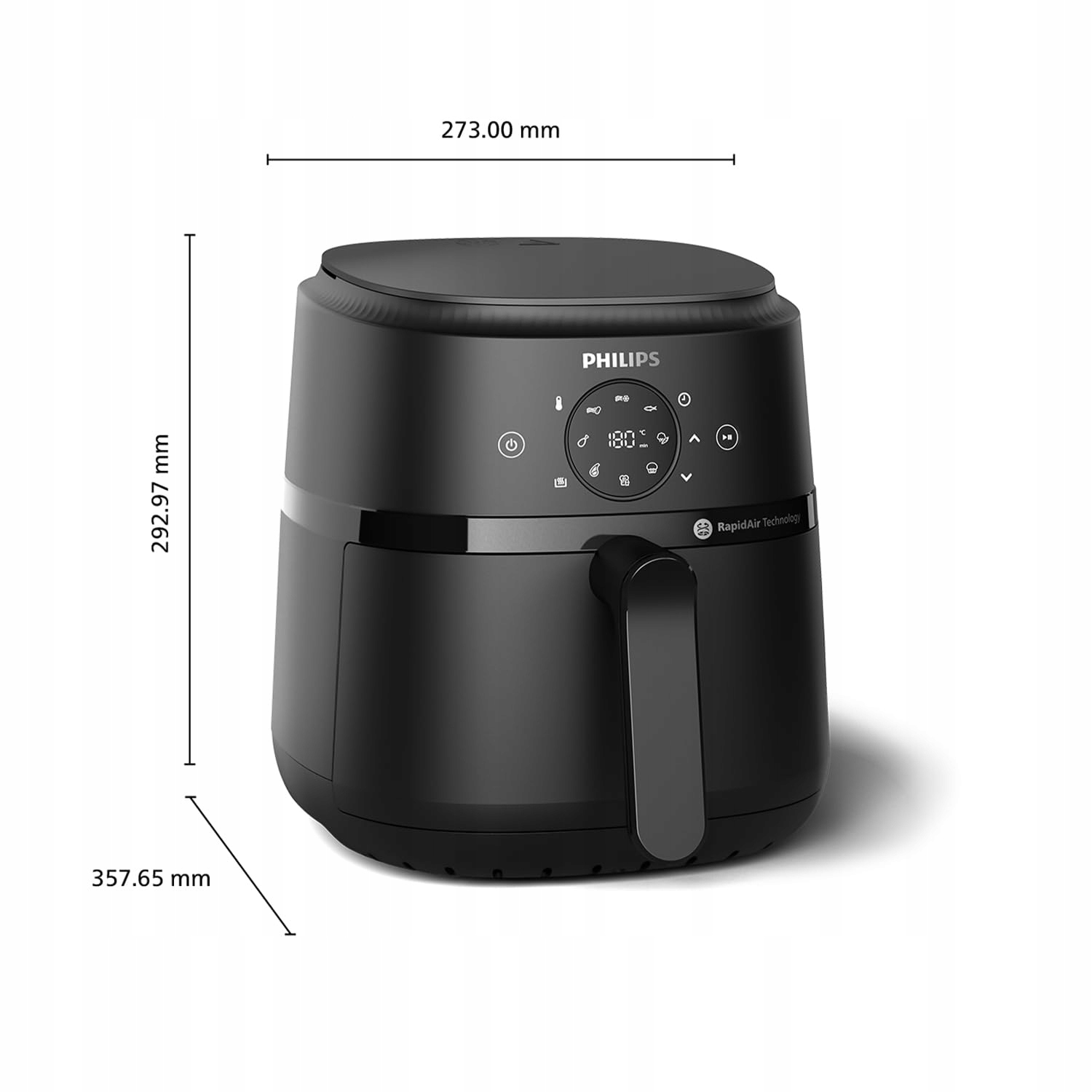 PHILIPS Airfryer 2000 Seria 4,2L Ekran Dotykowy 13 Opcji Gotowania 1500W — miniatura 3