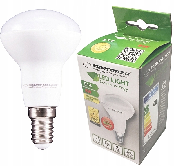 

Esperanza Żarówka Led Light E14 230V 8W 720LM 60W