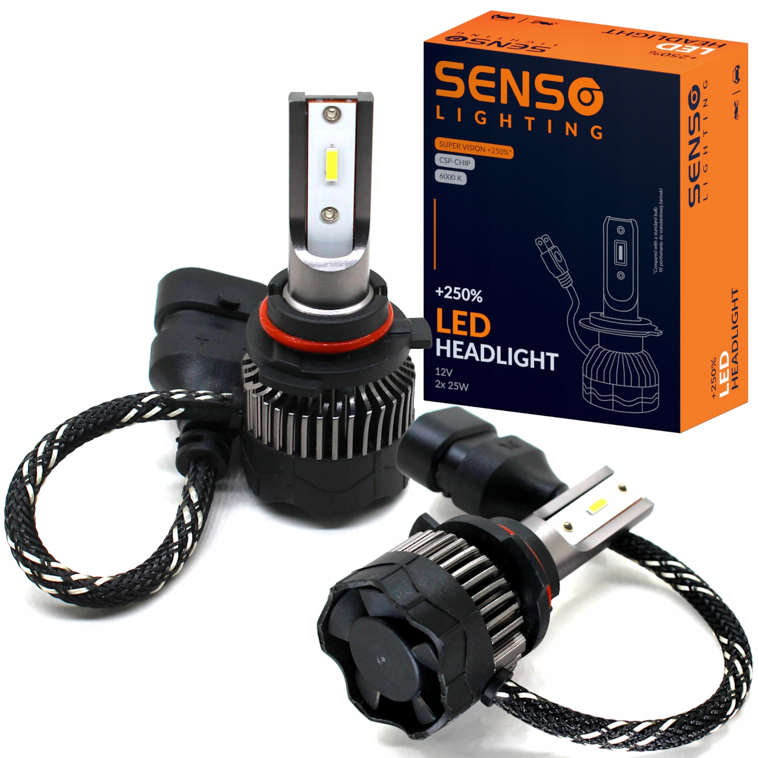 

Żarówki Senso 2x Led HB4 +250% Csp 12V 16000LM