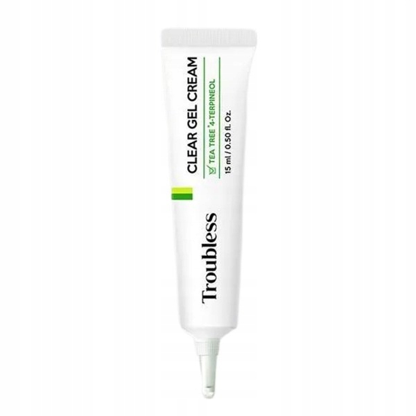 Troubless Clear Gel krémový gel na lokální nedokonalosti pleti 15ml