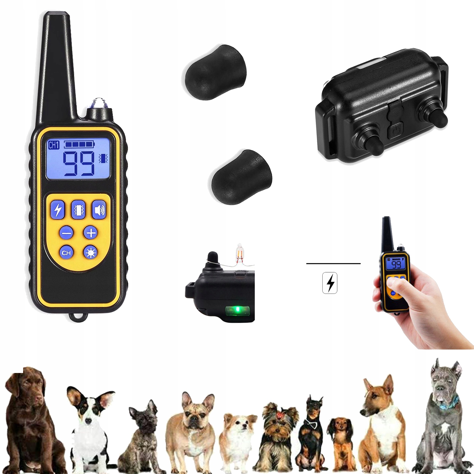 Levně Elektronické Dálkově Ovládané Zařízení Pro Výcvik Psů, Korková Vývrtka