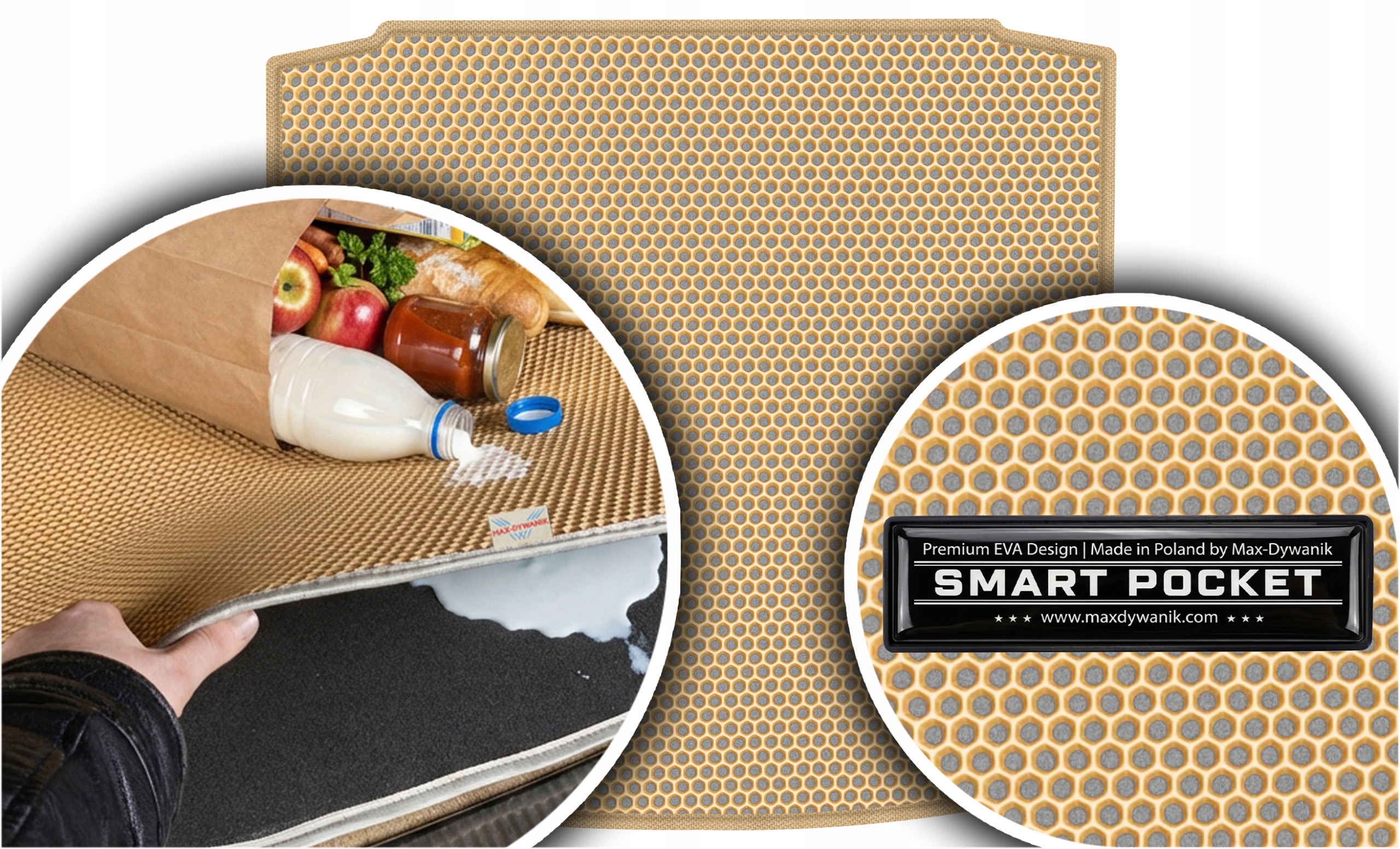 Lexus Es VII 300h Sedan od roku 2018 Vložka do zavazadlového prostoru Eva Smart Pocket Béžová