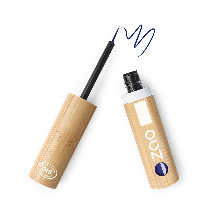 Eyeliner w pędzelku, wegański, Cosmos Organic,, Zao Electric blue 072