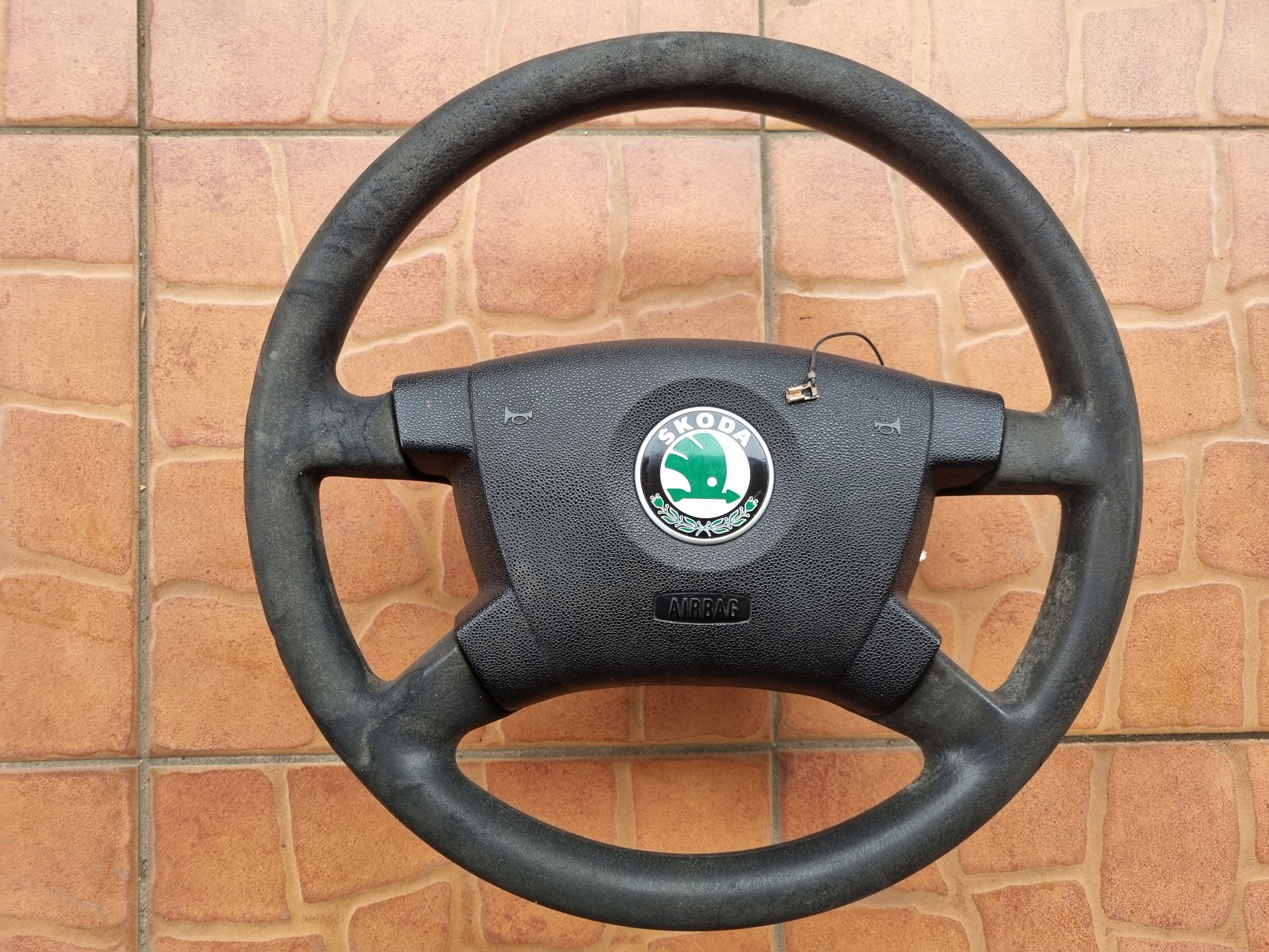 6Y0419091 - SKODA FABIA 1 И РУЛЕВОЕ КОЛЕСО С ПОДУШКОЙ БЕЗОПАСНОСТИ