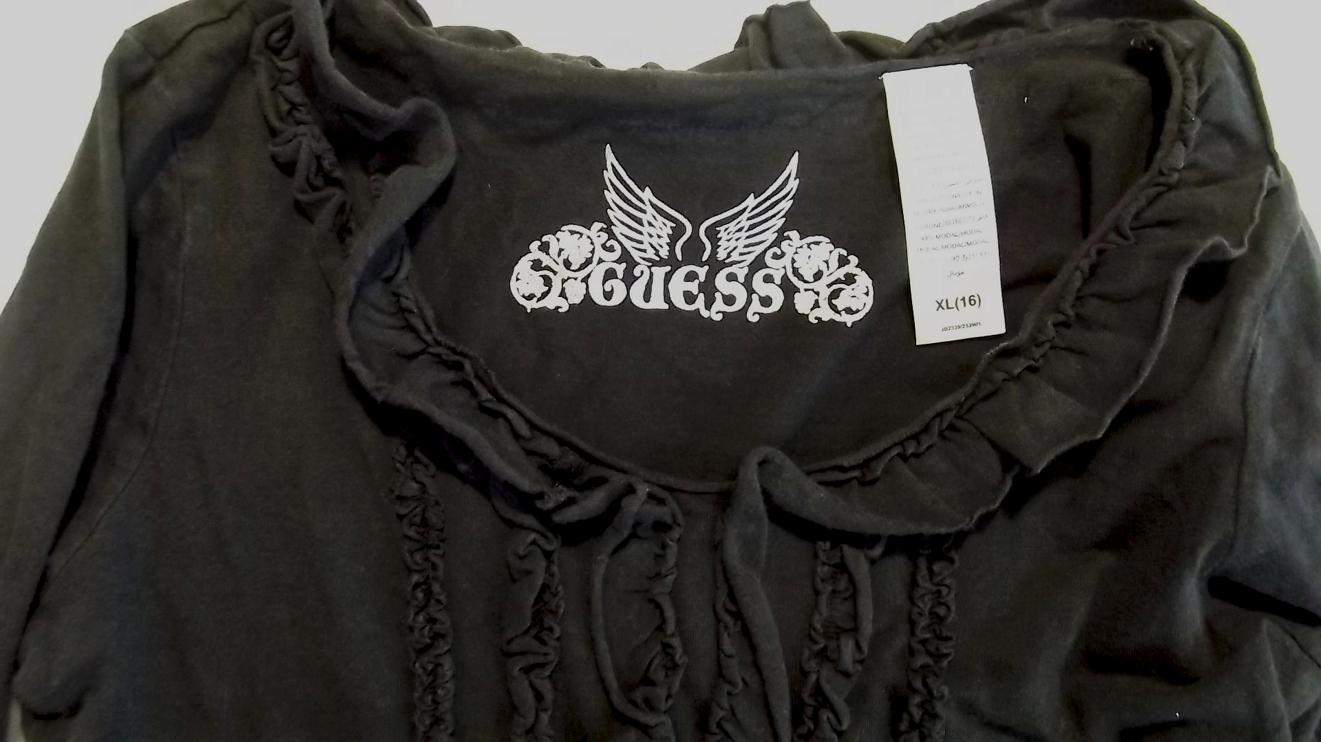 Bluzka koszulka falbanki Guess XL 16 lat 168 USA Marka Inna marka