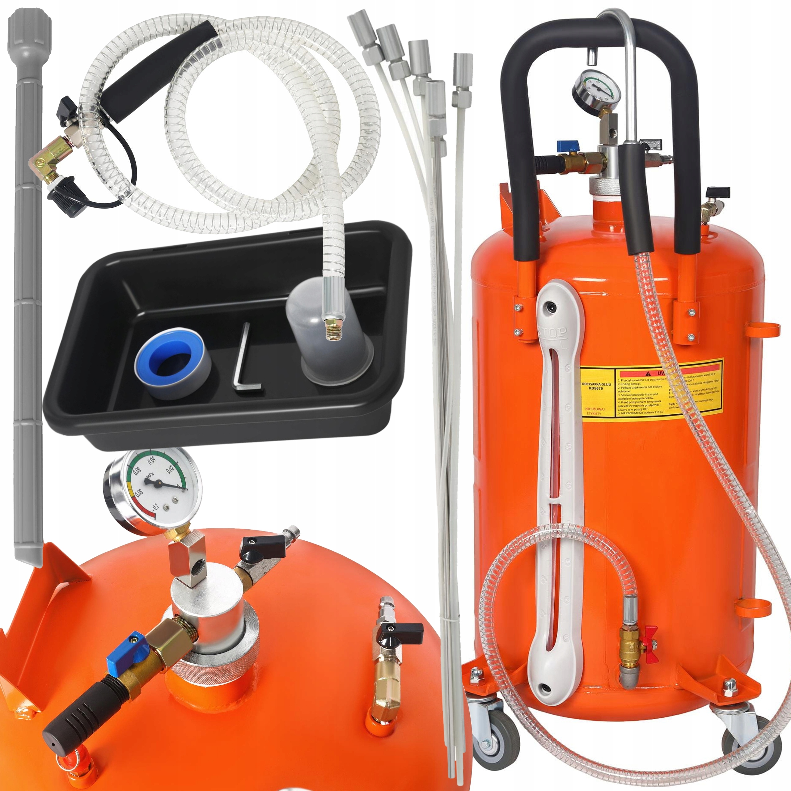 Odsávačka Oleja 80 L Ručná Odsávačka Sondy