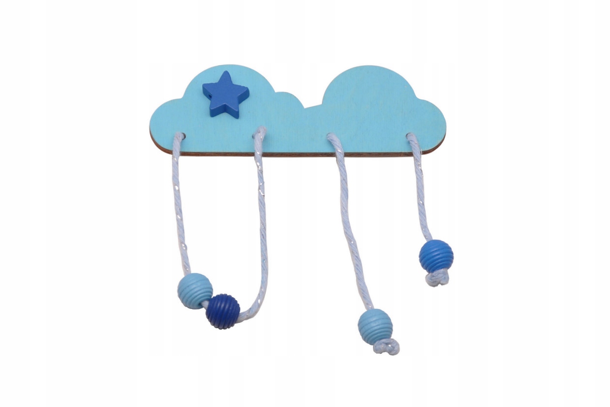 

Niebieska Chmurka Do Tablicy Sensorycznej Koraliki