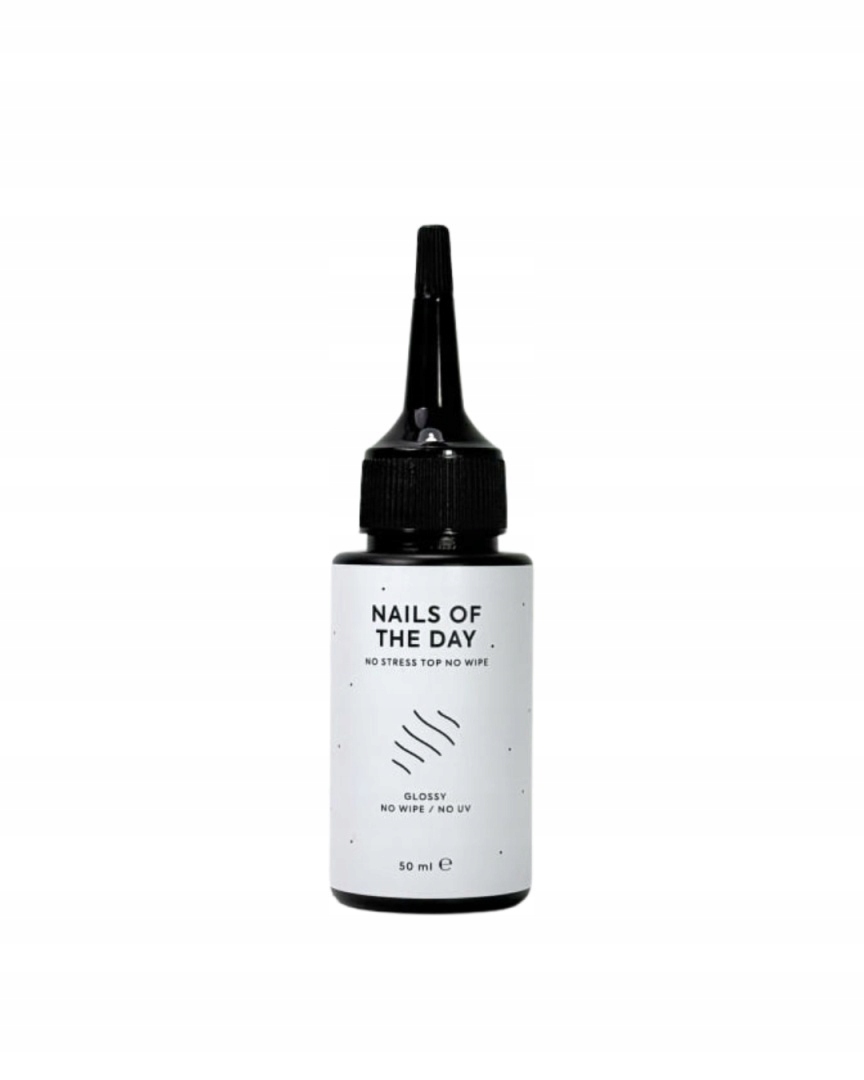 Nailsoftheday vrchní lak No stress top no wipe (náplň), 50 ml