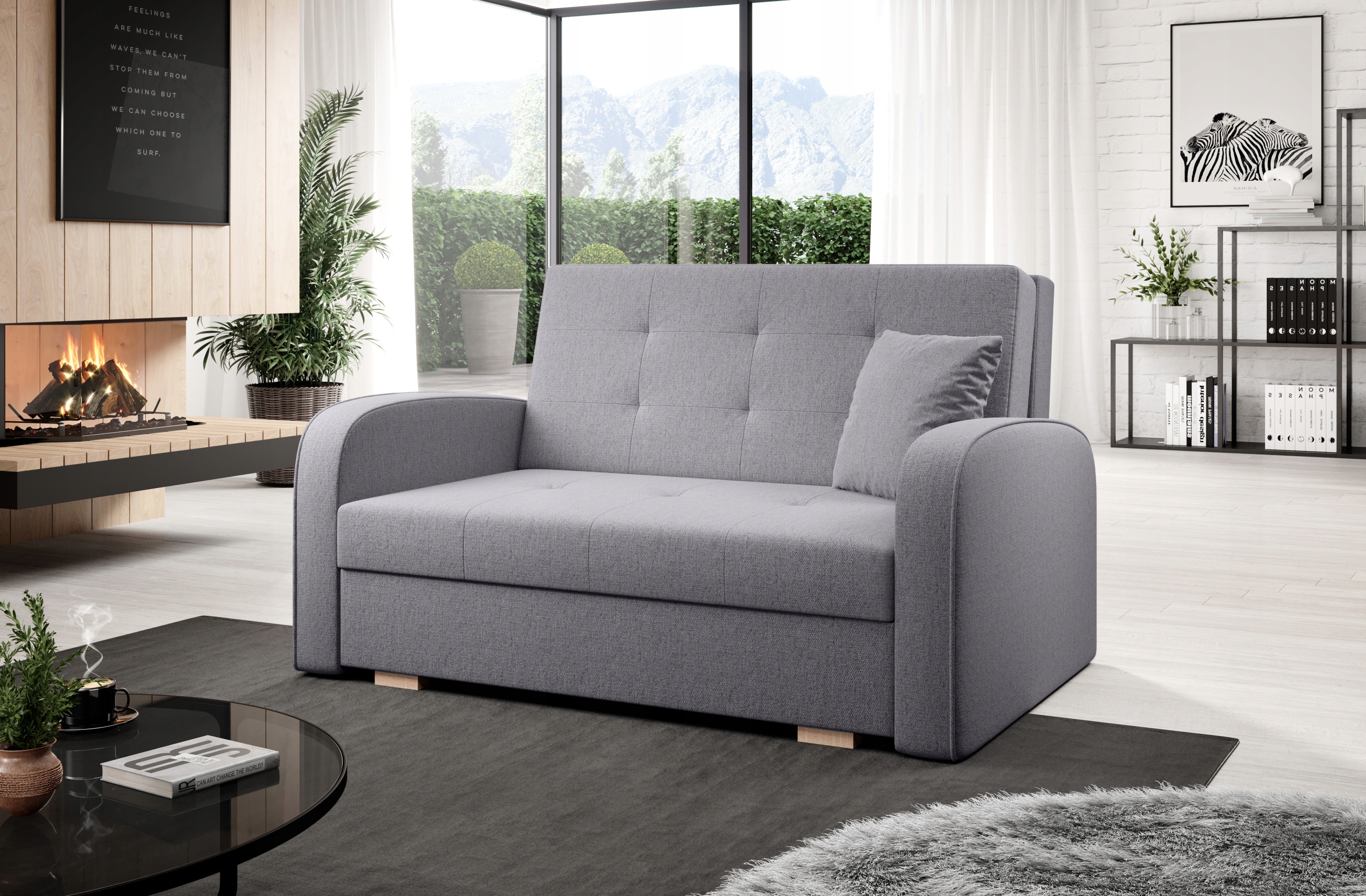

pikowana sofa Brava II kanapa dwójka