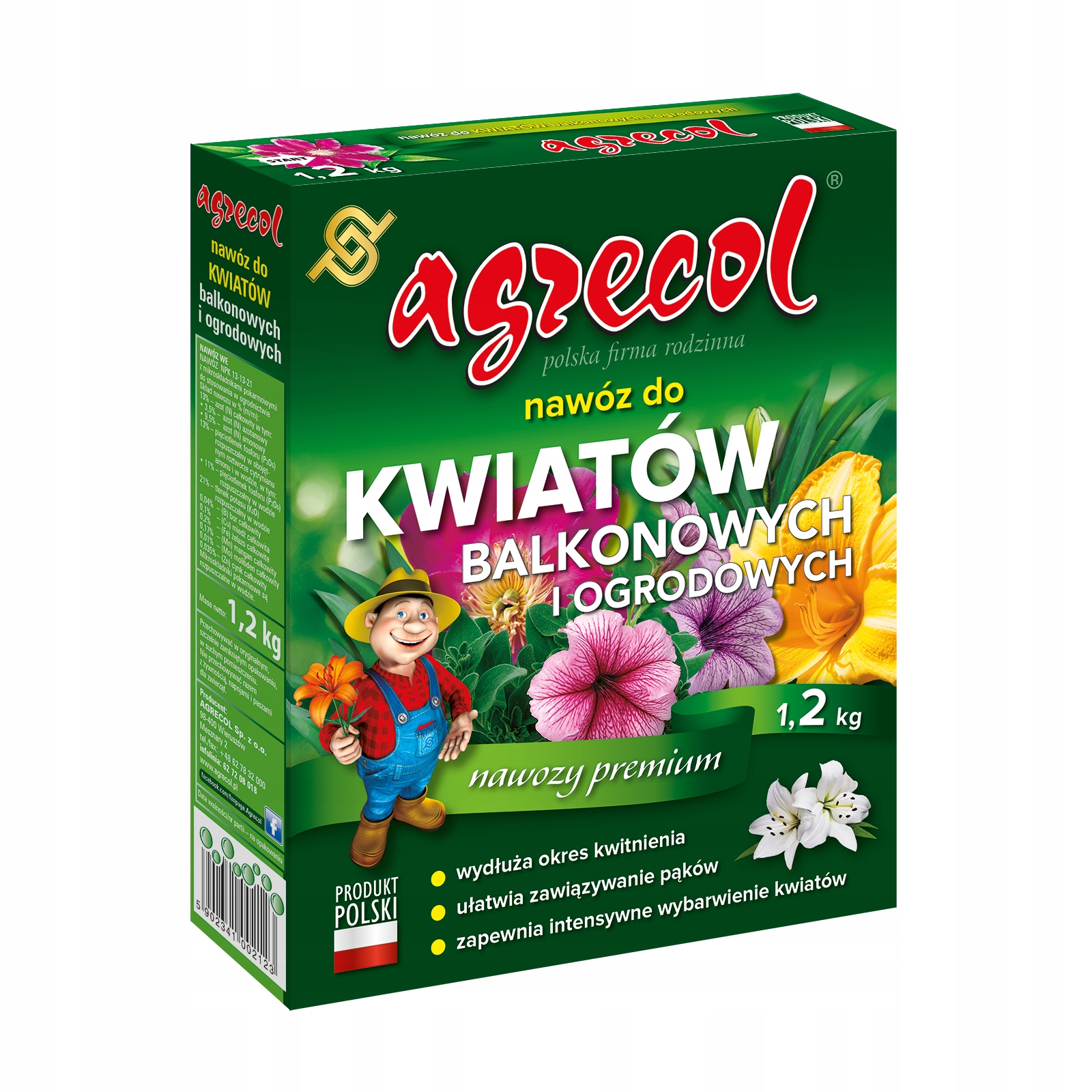 

Nawóz Do Kwiatów Balkonowych I Ogrodowych 1,2kg