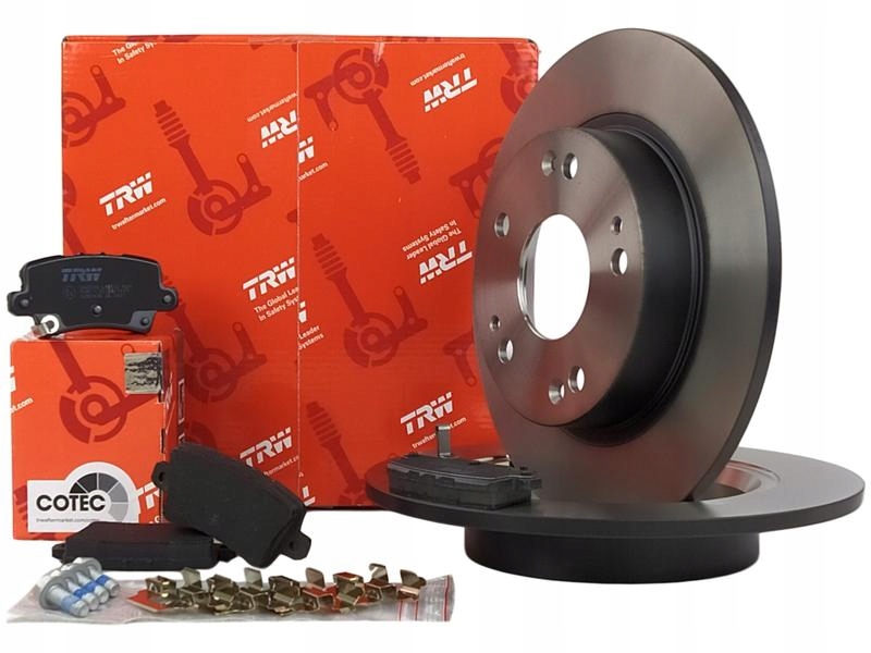 TRW TARCZE + KLOCKI TYŁ HONDA CIVIC VIII UFO