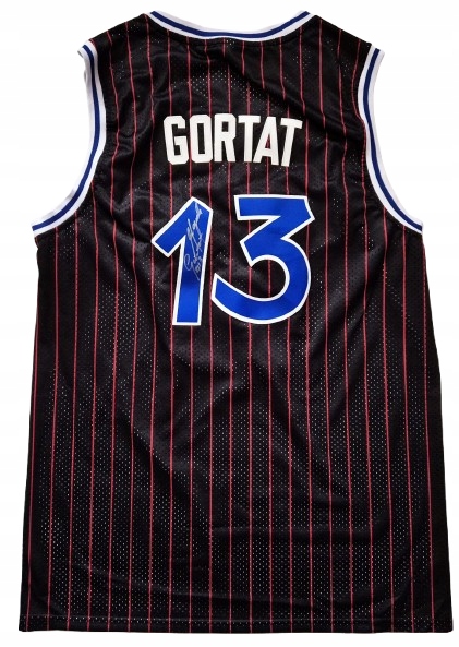MARCIN GORTAT koszulka NBA Orlando Magic ORYGINALNY AUTOGRAF + CERTYFIKAT
