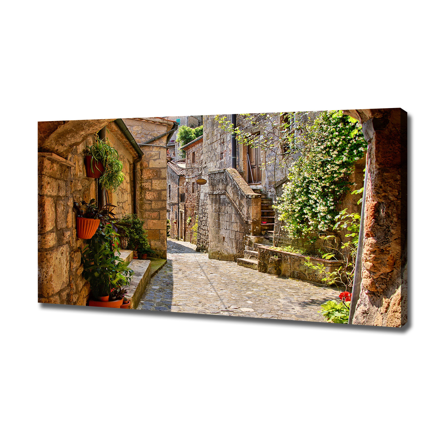 

Foto obraz na płótnie Urokliwa uliczka 120x60 cm