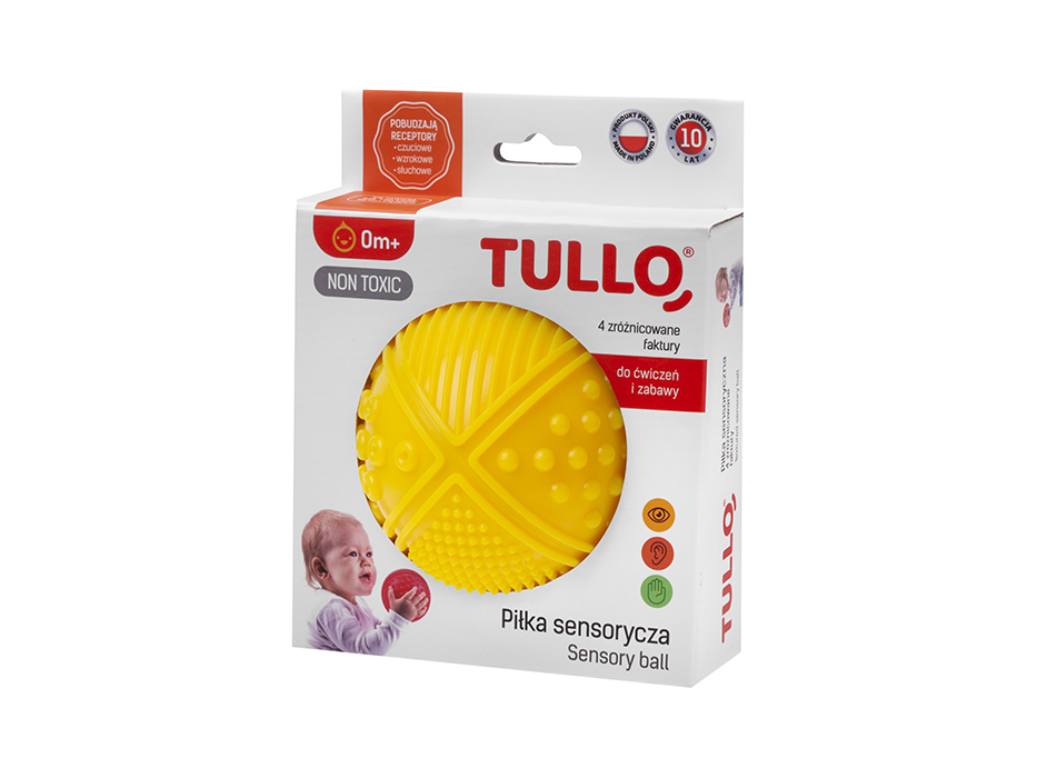 

Tullo Piłka Sensoryczna Żółta 471