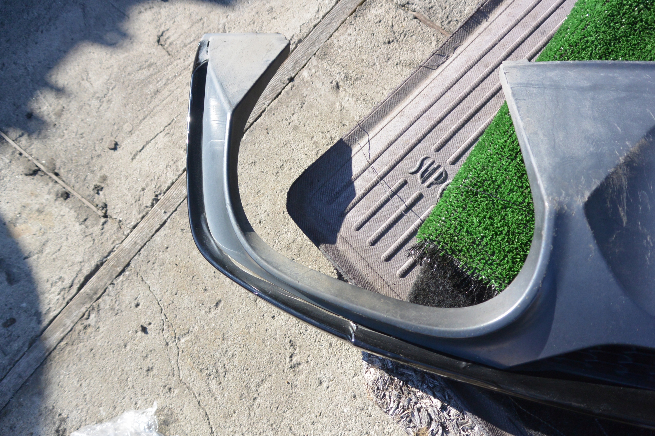 AUDI A5 S5 II COUPE S-LINE SPOILER der Stoßstange heck Heckspoiler Original BDB