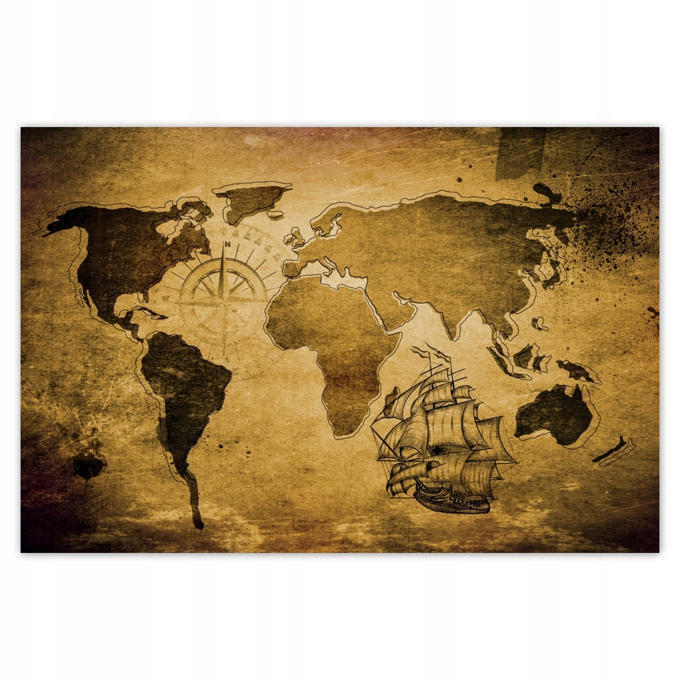 

Plakaty 93x62 Stara mapa Vintage