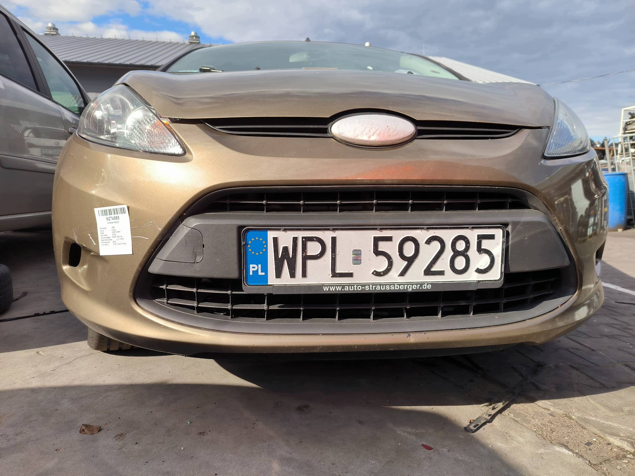 bumper front FORD FIESTA MK7