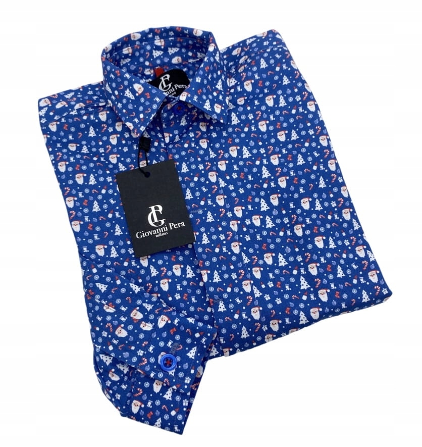 GIOVANNI PERA Koszula chłopięca GK46 9 lat 134 cm Wiek dziecka 9 lat +