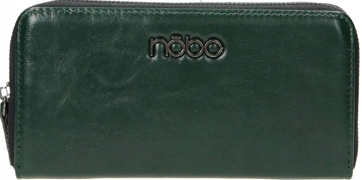 

P434 Nobo portfel damski piórnikowy gładki syntet.