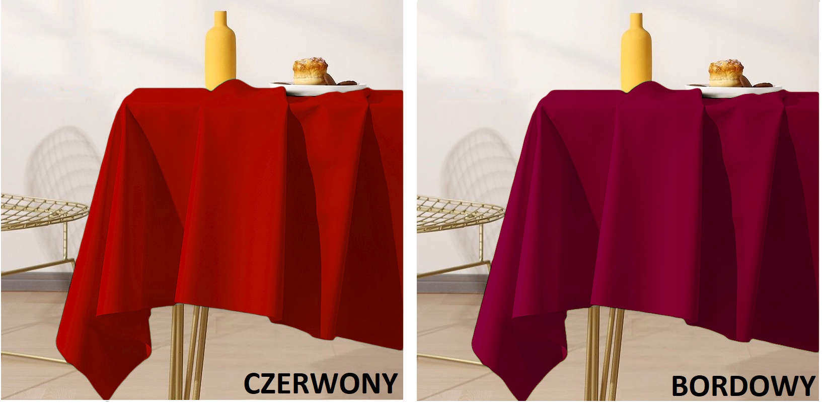 OBRUS GŁADKI ETHERAL MATOWY GRUBY 140x300 KOLORY Marka Syl-Mar