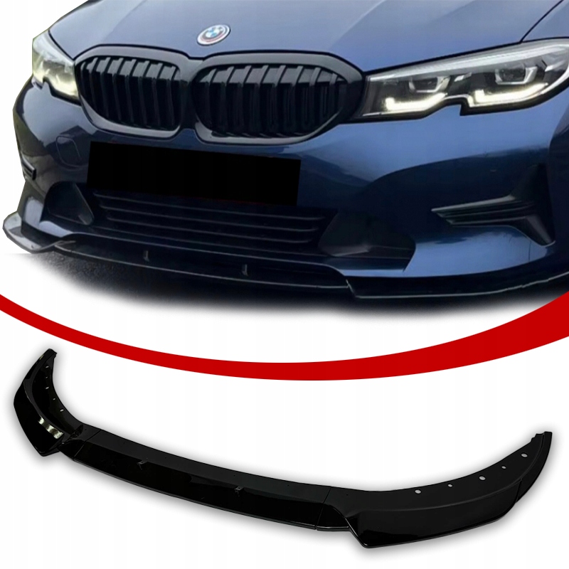 Bmw G20 G21 Přední Krytka Nárazníku Obyčejný Nárazník 18-23 Černý Lesk