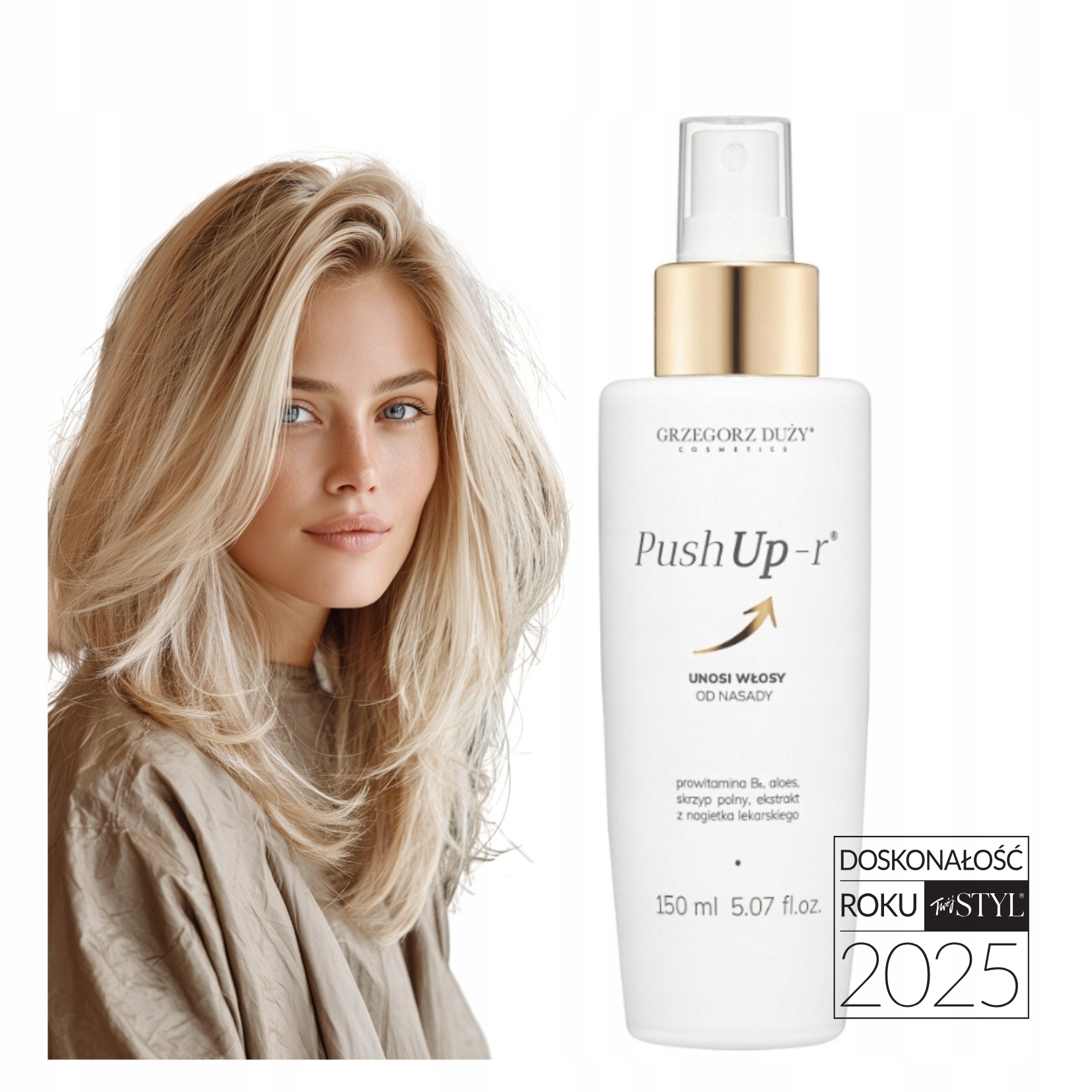 SPRAY DO STYLIZACJI WŁOSÓW ZWIĘKSZAJĄCY OBJĘTOŚĆ PUSHUP-R 150 ML