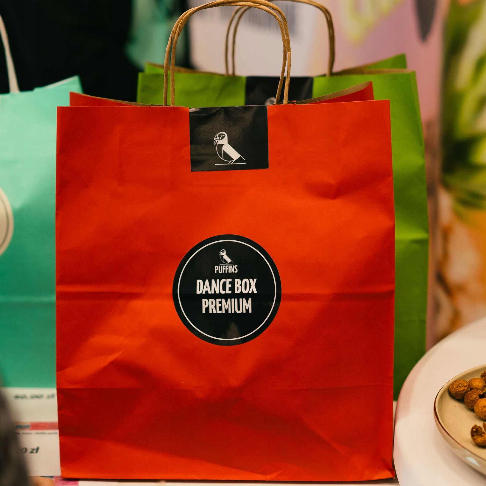 Levně Puffins Dance Box – křupavá energie bez cukru, bez přísad, Egurrola