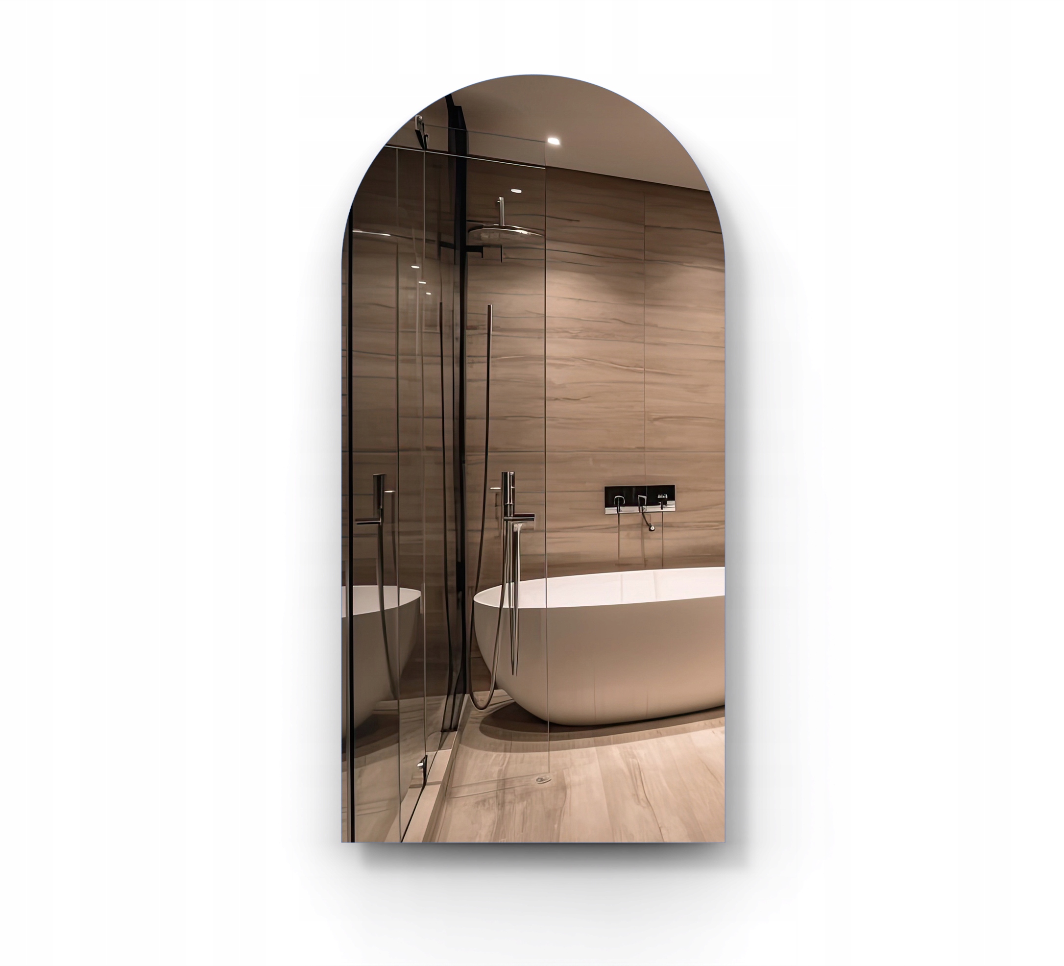 Arkadové zrkadlo Vlepovacie alebo závesné 50 x 100 cm Poľská výroba