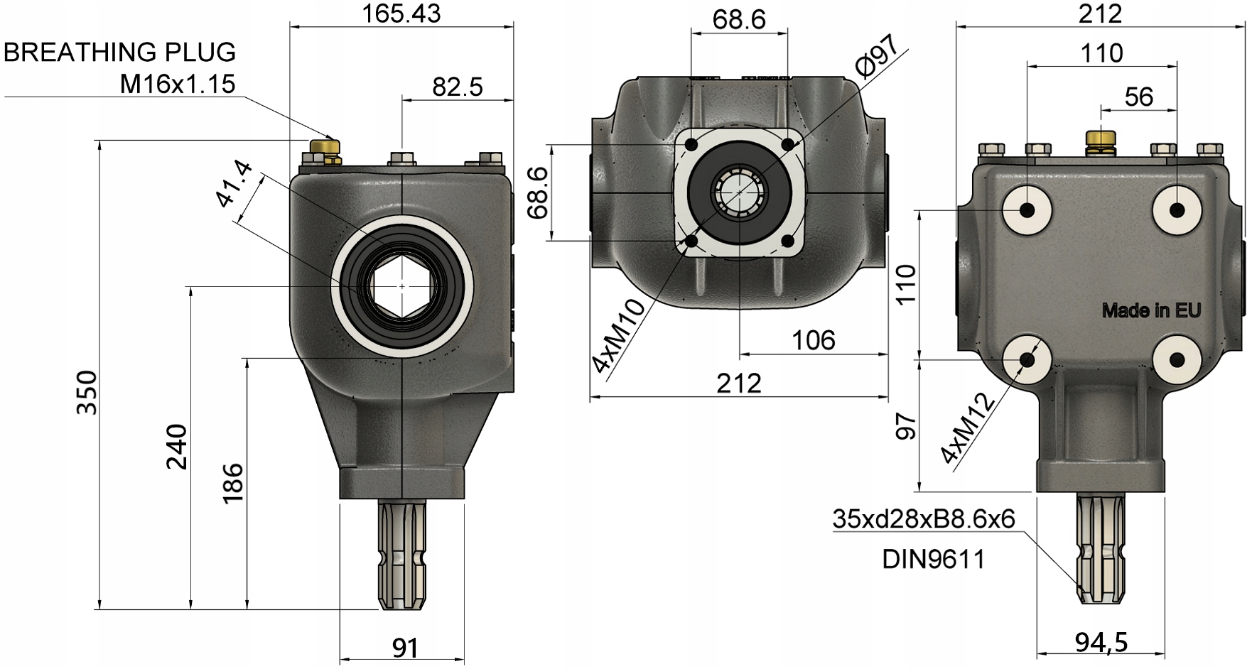 PRZEKŁADNIA i= 1:1,16 Z15/22 GLEBOGRYZARKI BOMET Producent części SM-D