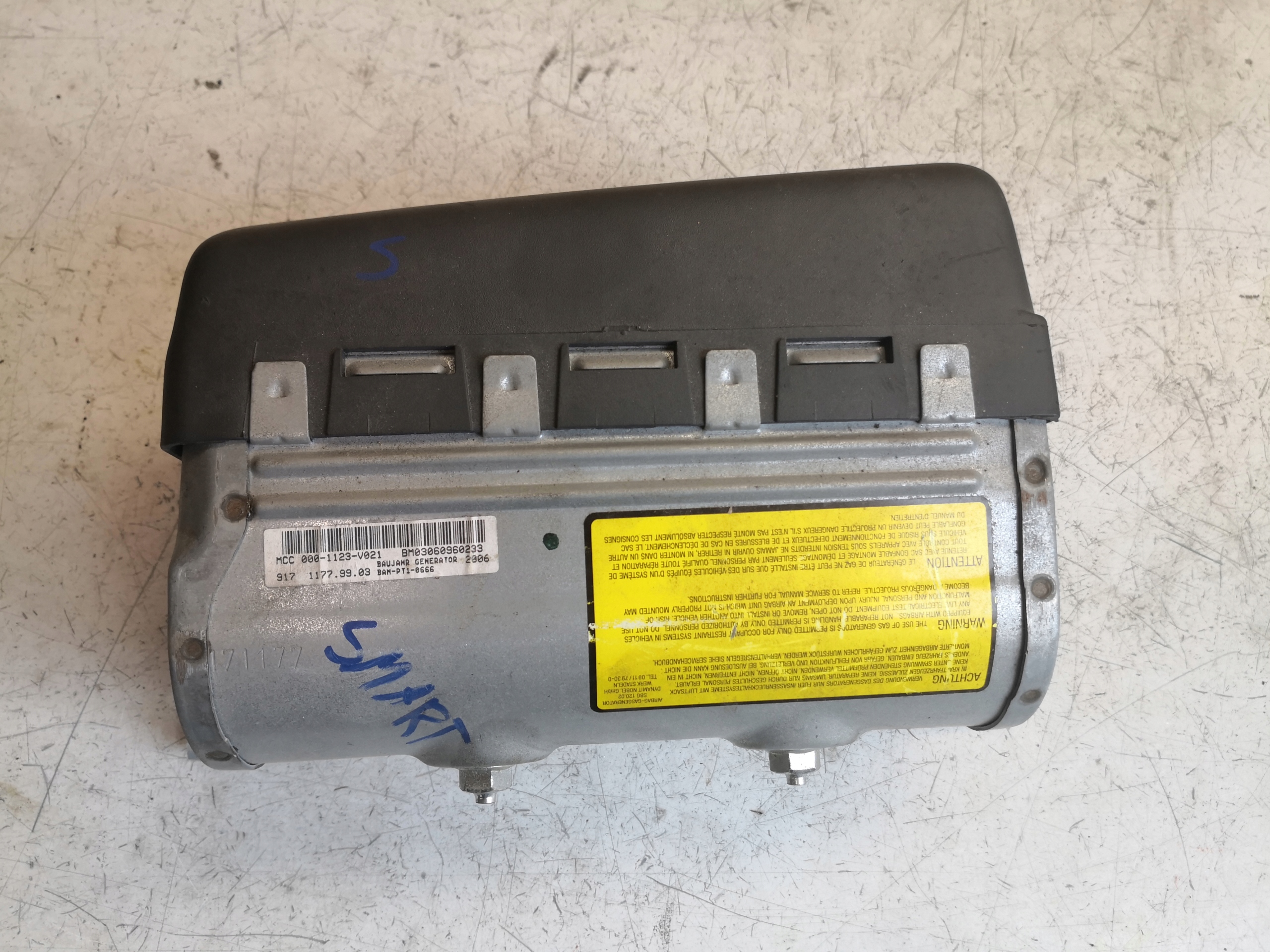 airbag airbag SMART FORTWO 0001123V021