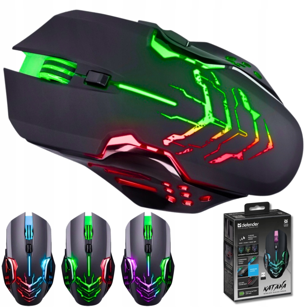 Přesná Myš bezdrátová Herní myš Pro Hráče, optický senzor