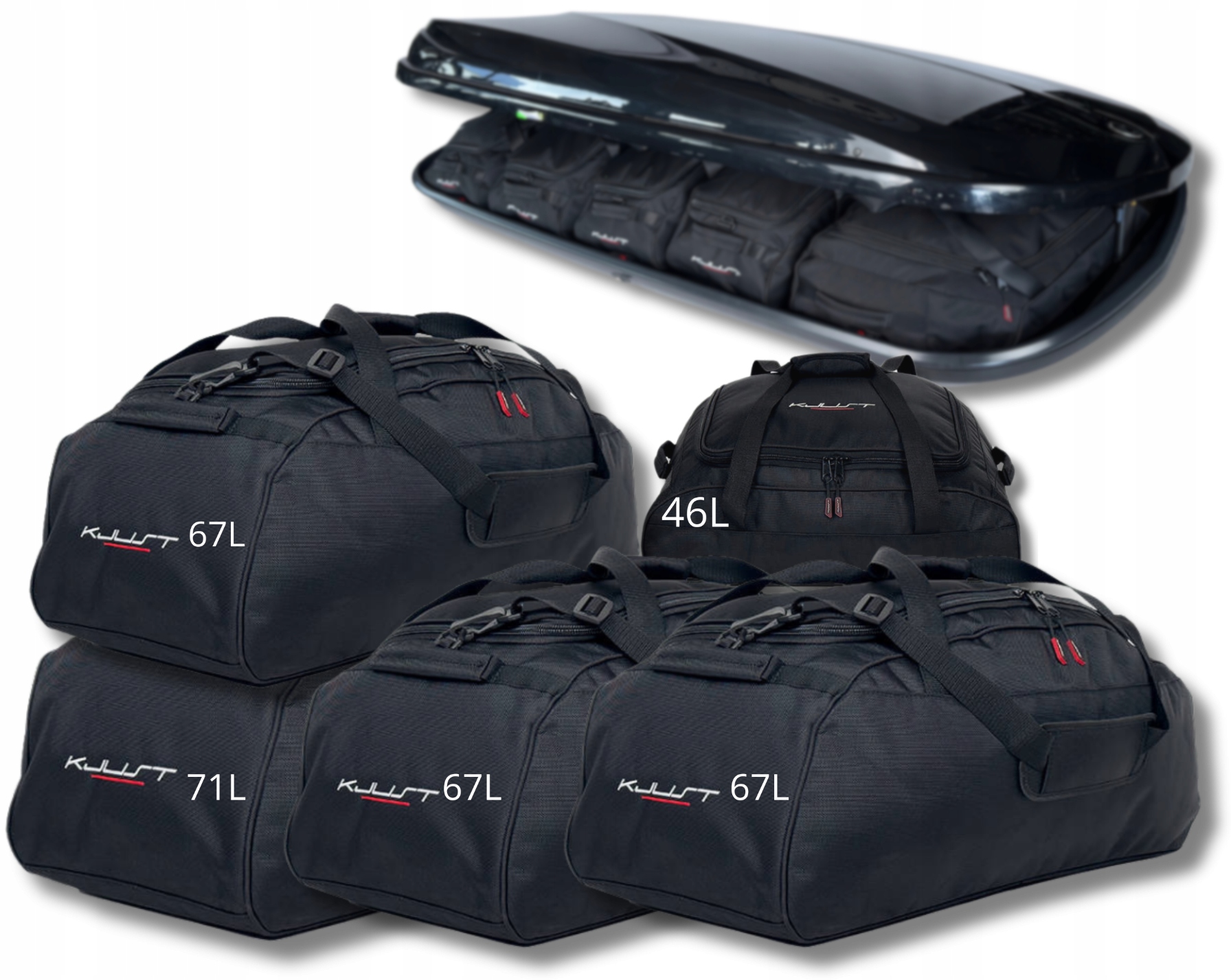 Torby do boksu dachowego HAPRO ZENITH 8.6 5szt KJUST