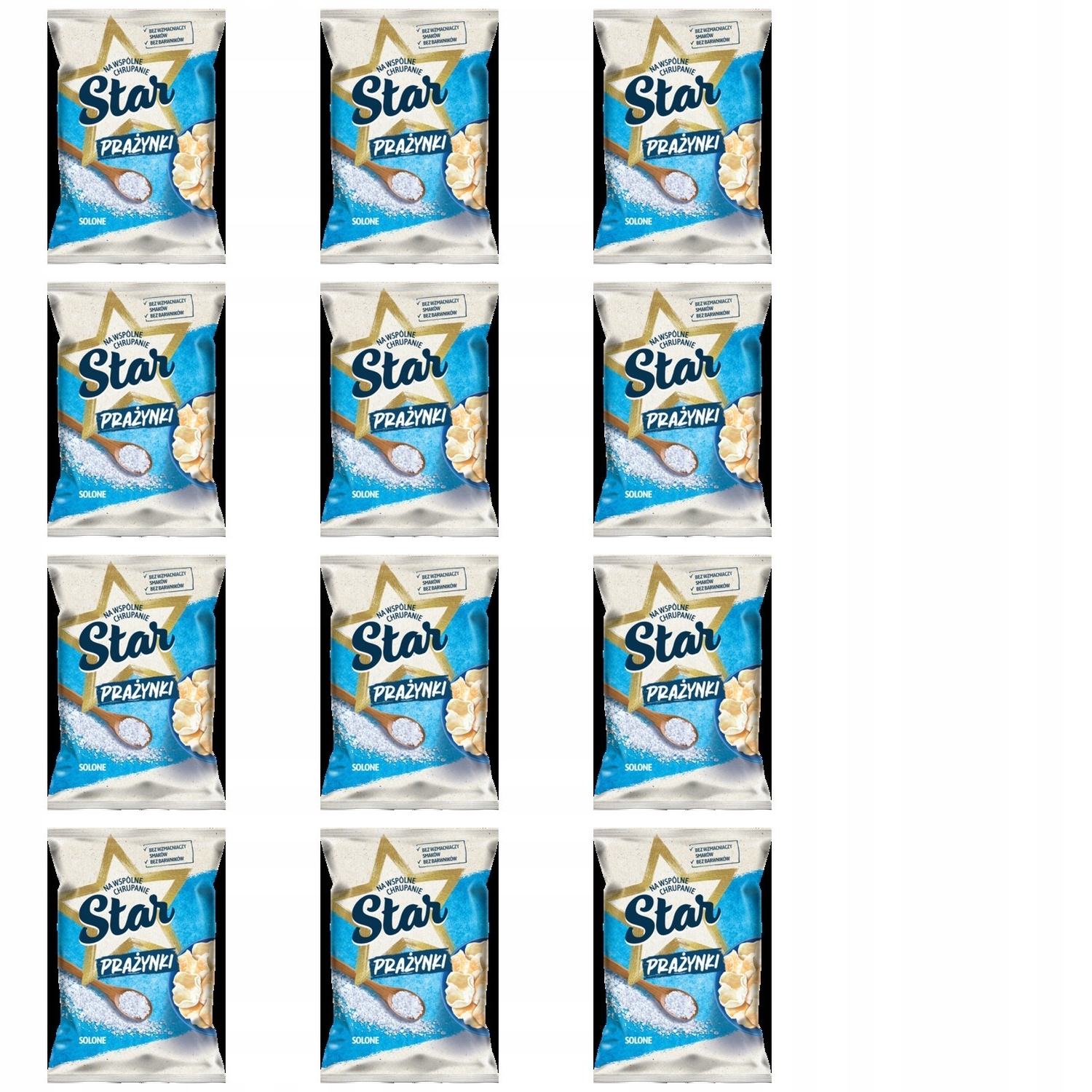 12x 95g Star prażynki solone Karton