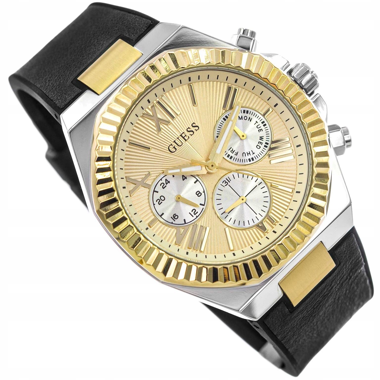 Pánské Hodinky Guess GW0791G1 Casual Datumovka Na Řemínku