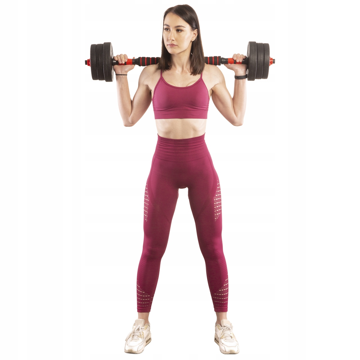 SZTANGA SZTANGIELKI HANTELKI KOMPOZYT ZESTAW 15KG Materiał wewnętrzny cement