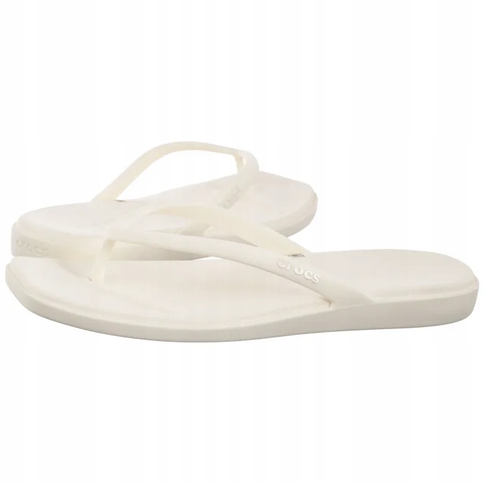 Dámské boty Žabky Crocs Miami Flip Chalk 211435-0WV Bílé